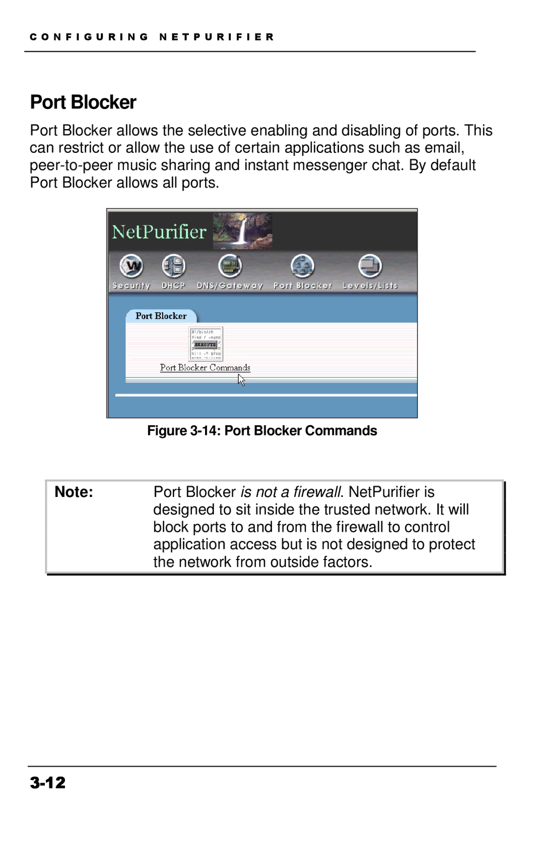 Apple Version 3 manual Port Blocker Commands 