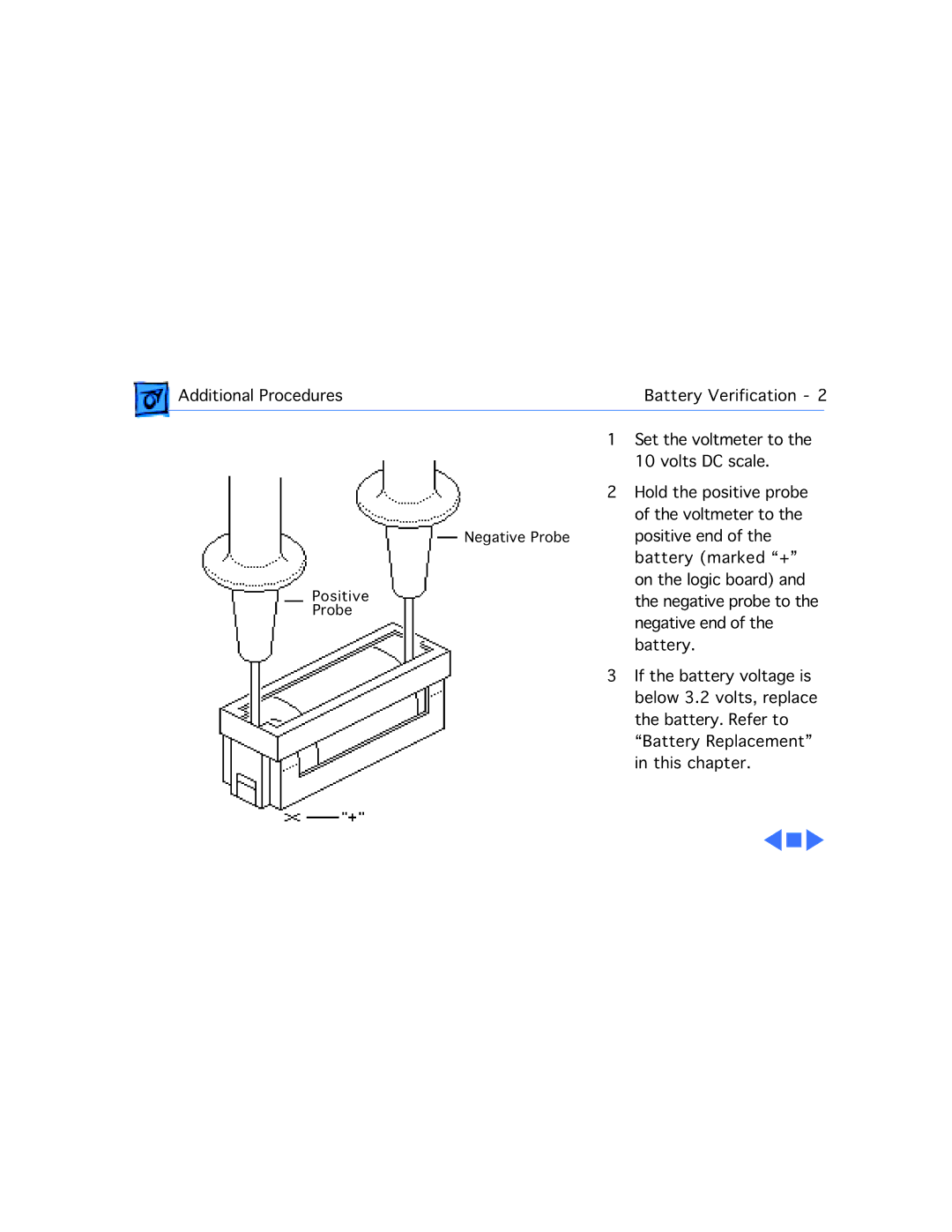 Apple WS 6150 manual Set the voltmeter to 