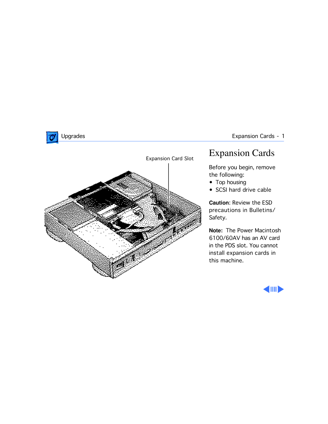 Apple WS 6150 manual Expansion Cards 