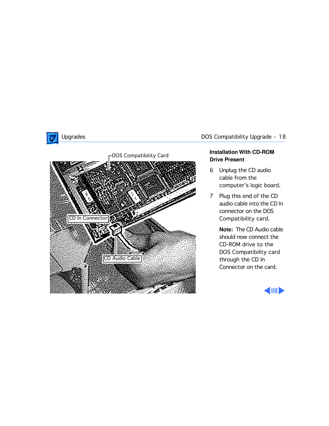 Apple WS 6150 manual Installation With CD-ROM Drive Present 