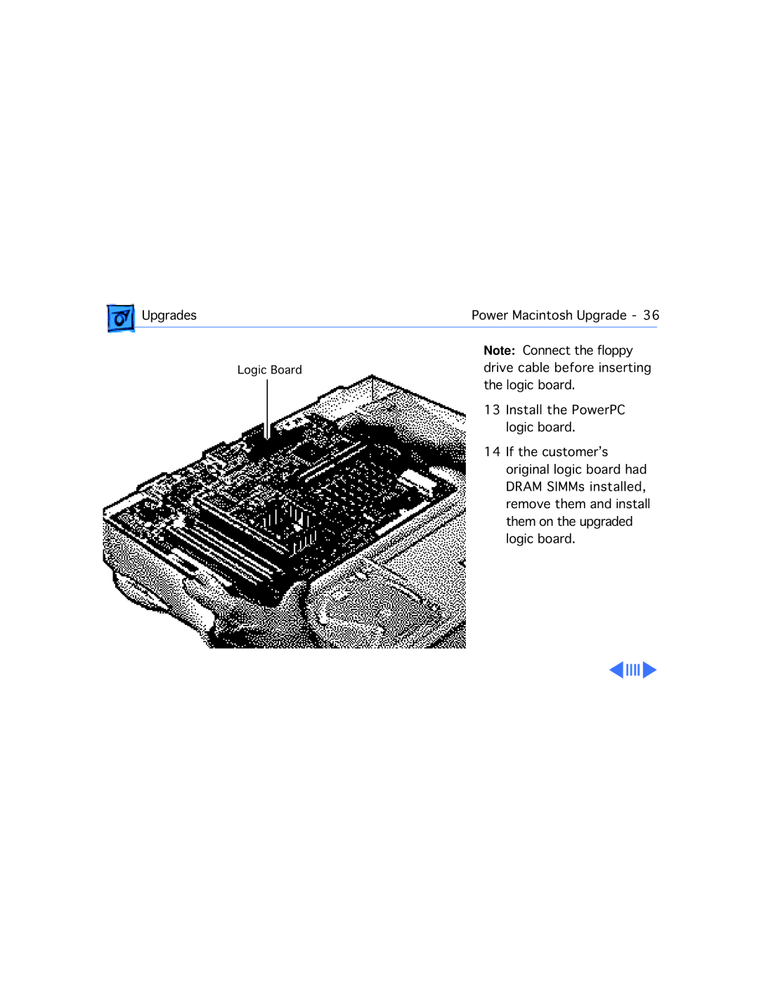 Apple WS 6150 manual Drive cable before inserting 