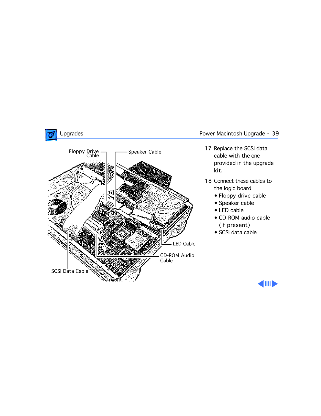 Apple WS 6150 manual Replace the Scsi data 