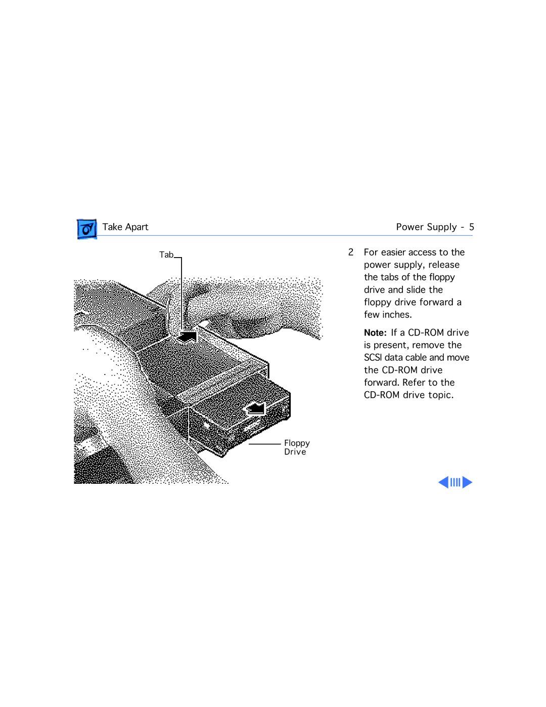 Apple WS 6150 manual Tab 