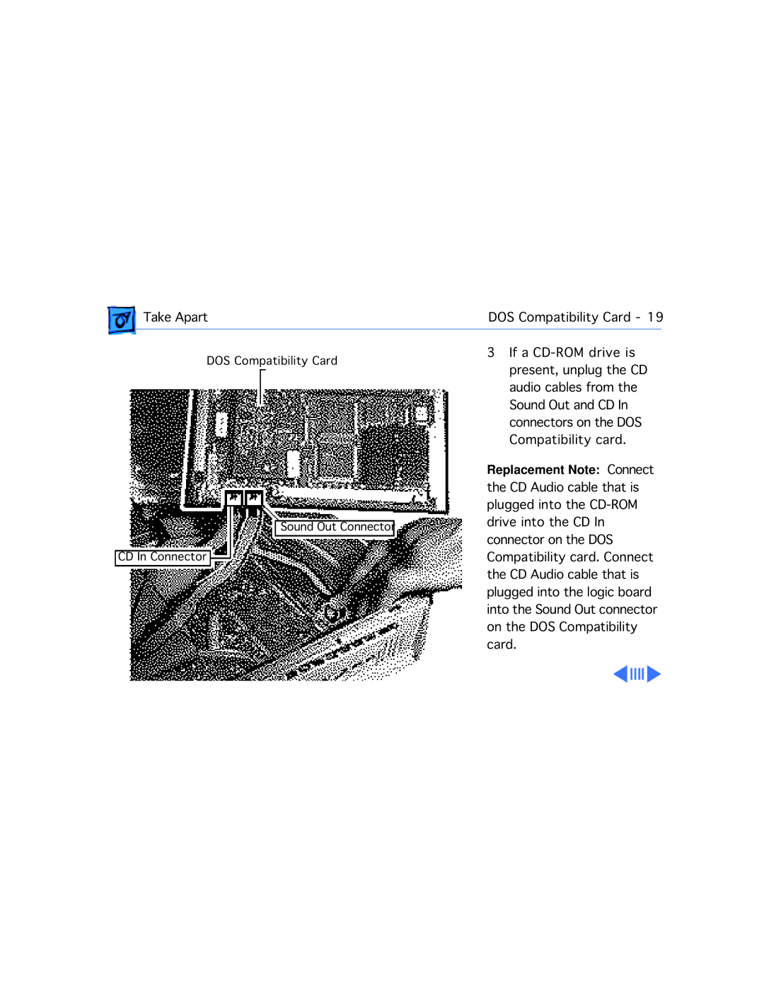 Apple WS 6150 manual Replacement Note Connect 