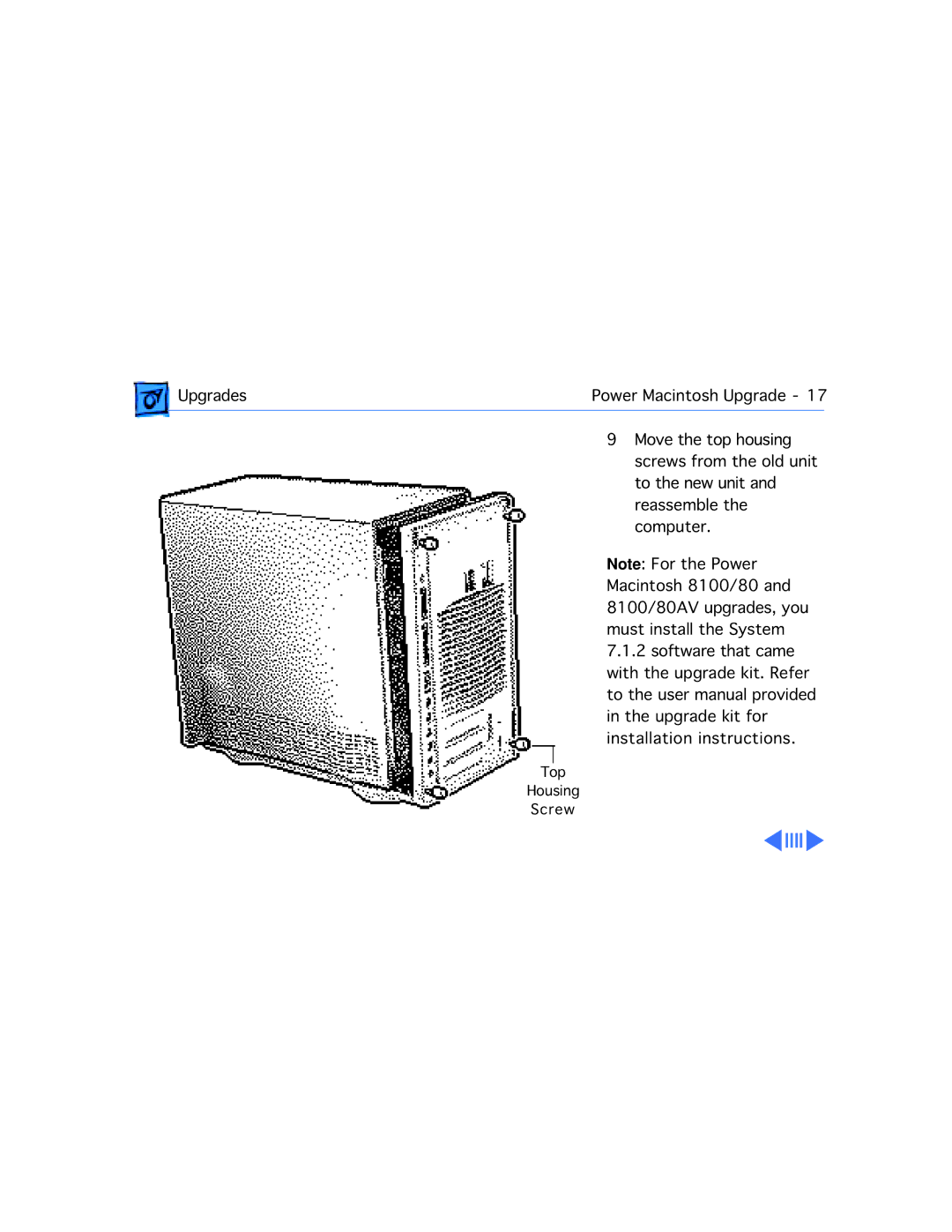 Apple WS 8150 manual Top Housing Screw 