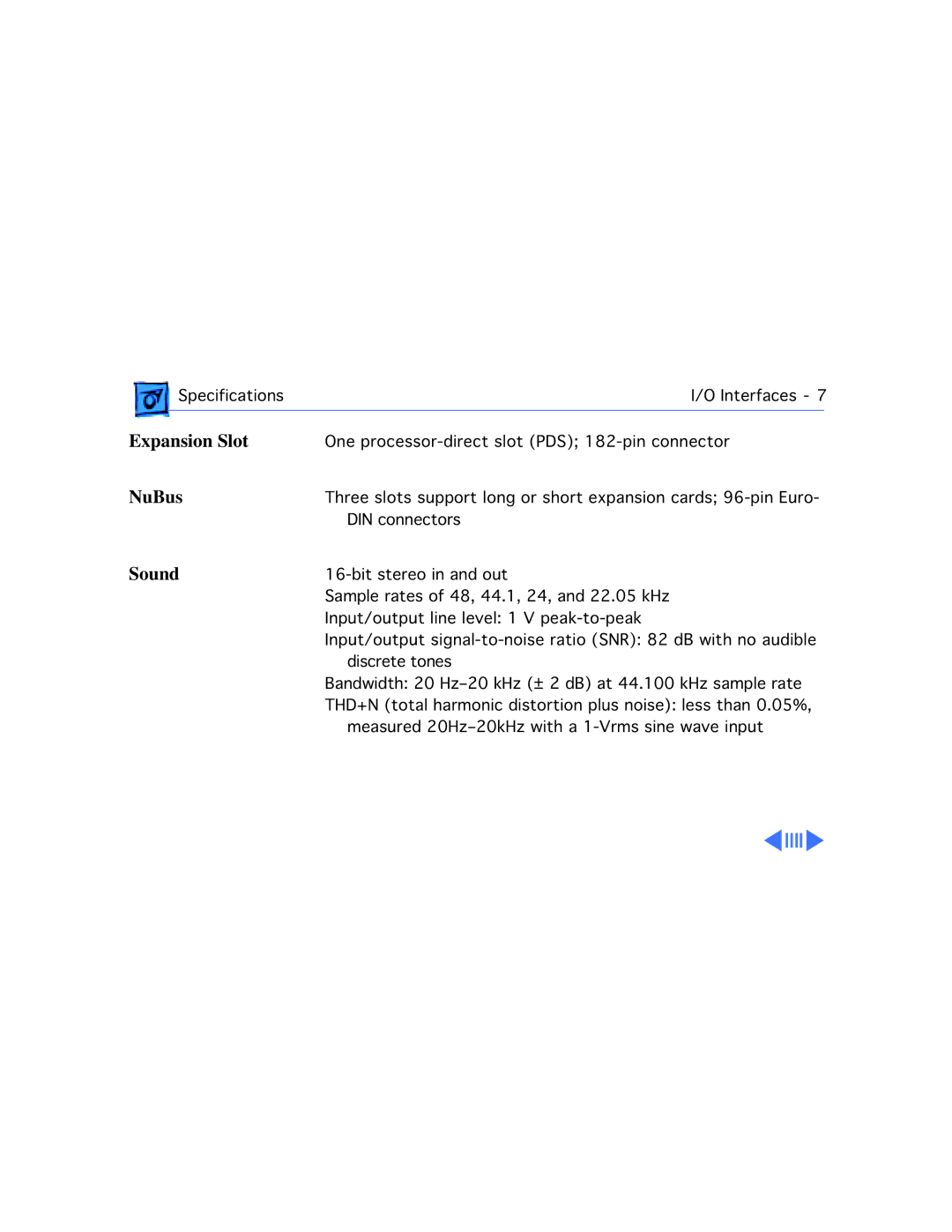 Apple WS 8150 manual Expansion Slot 