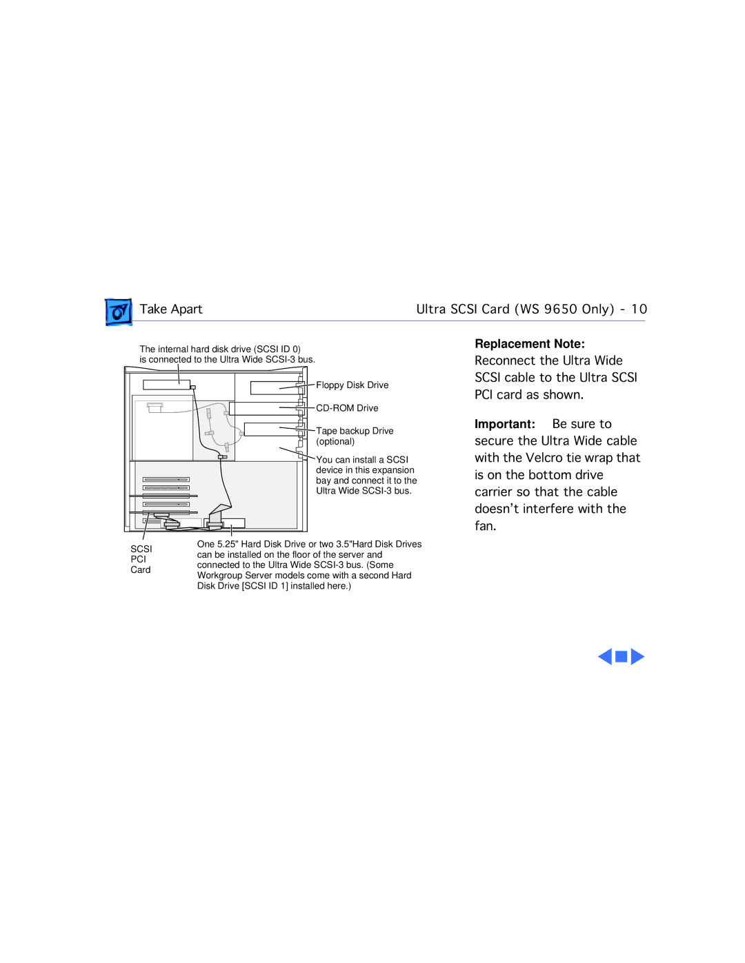 Apple WS 9650 manual Scsi 