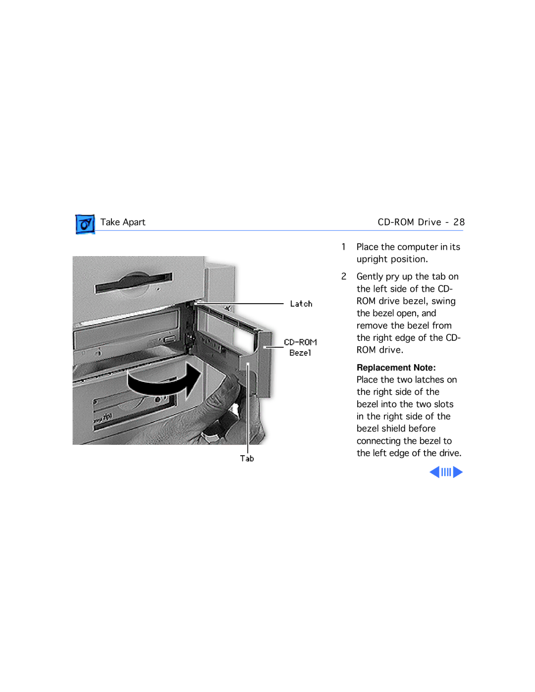 Apple WS 9650 manual Replacement Note 