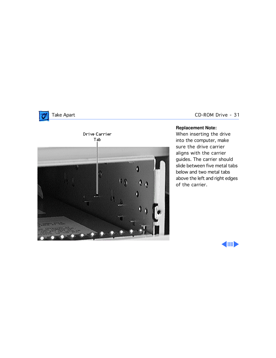 Apple WS 9650 manual Take Apart CD-ROM Drive 