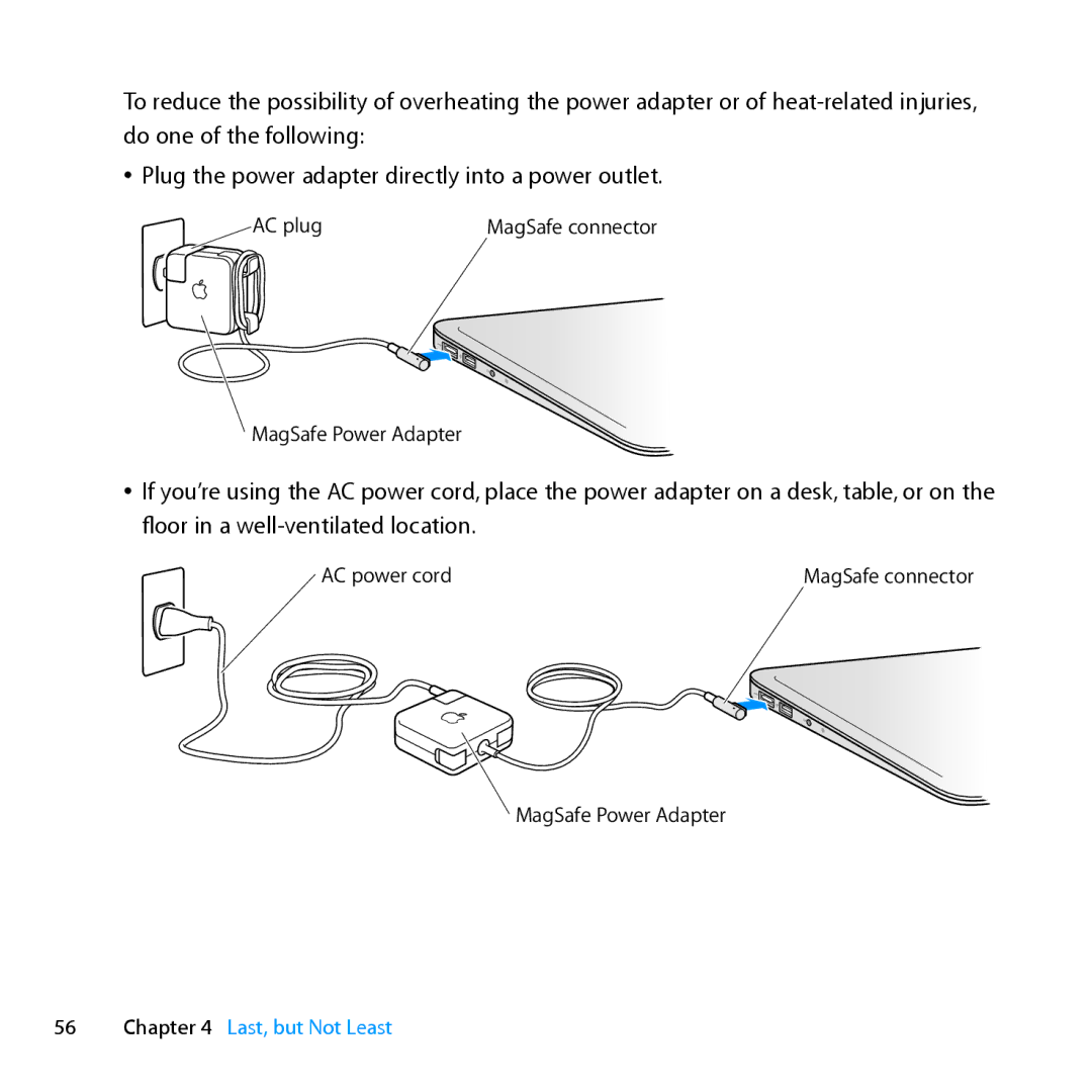 Apple Z0MF manual AC plug 