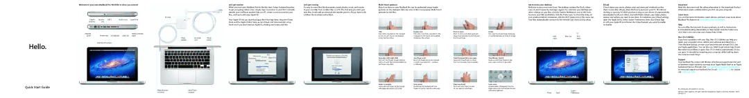 Apple MD101E/A, Z0MU3LL/A, Z0N43LL/A manual Get to know your desktop, ICloud, Learn more, Help, Mac OS X Utilities, Support 