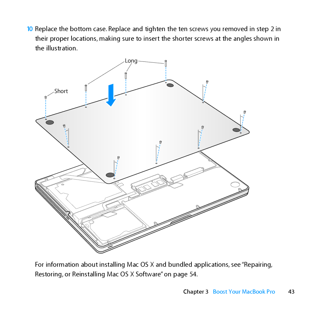 Apple MD318LLA, Z0PY2LL/A manual Long Short 