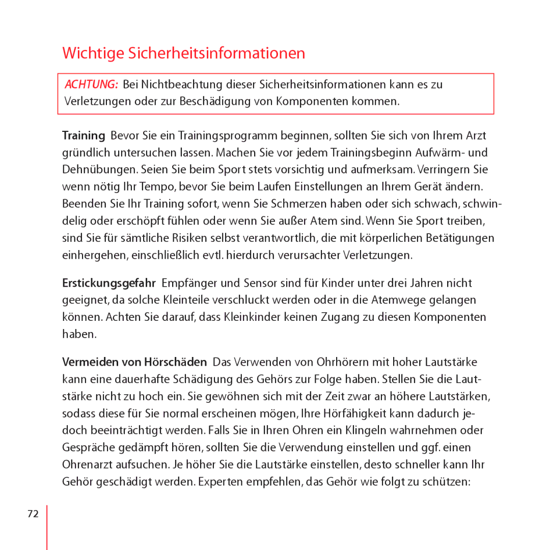 Apple ZM034-4944-A manual Wichtige Sicherheitsinformationen 