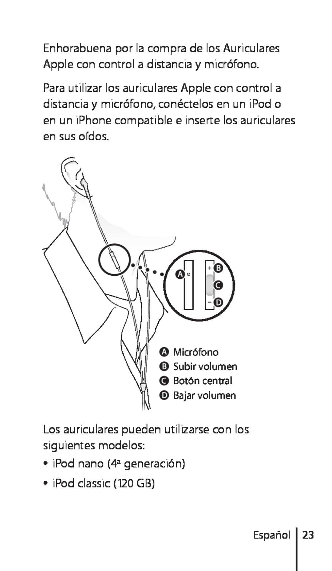 Apple ZM034-4956-A manual Español 