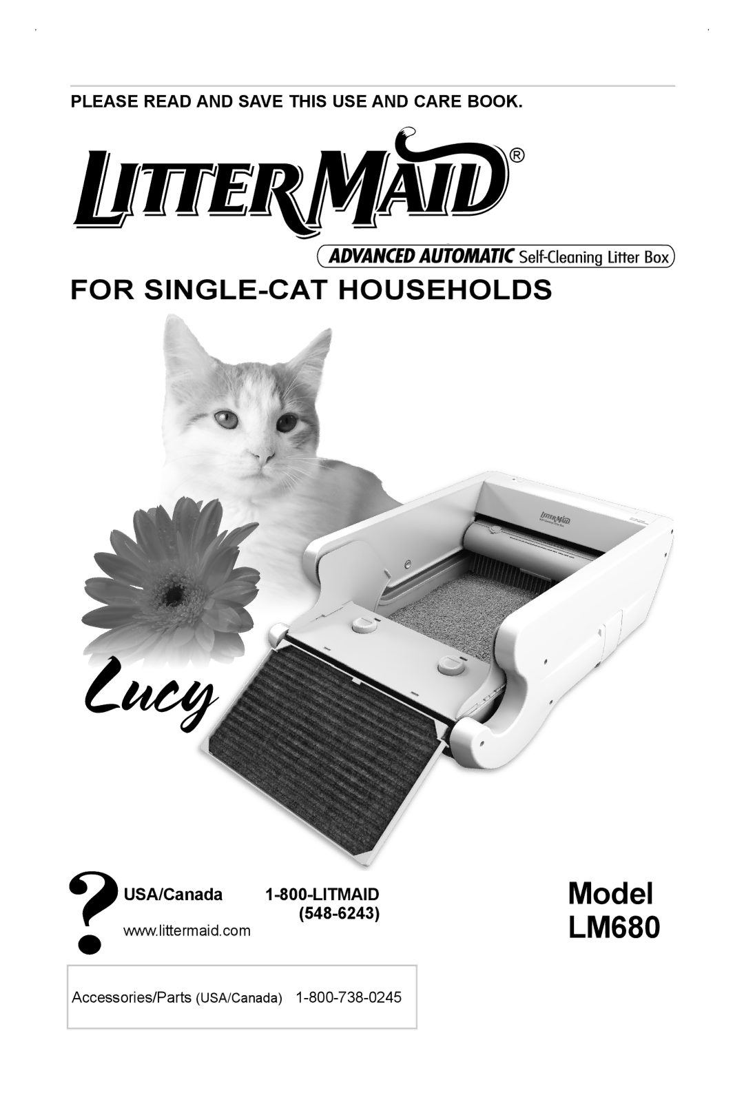 Applica manual Model LM680, USA/Canada 1-800-LITMAID 