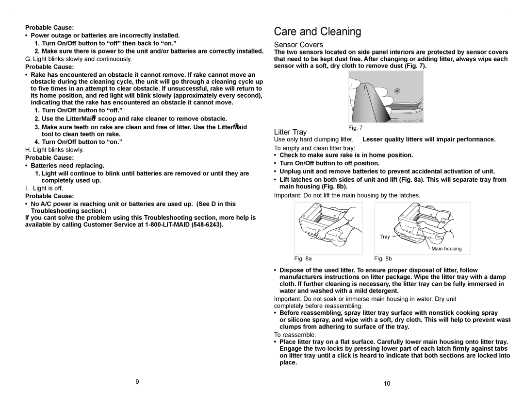 Applica LM680 manual Care and Cleaning 