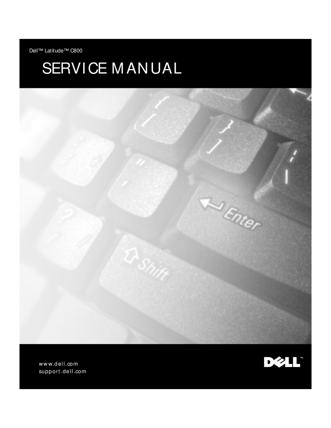 Applied Energy Products service manual Dell Latitude C800 