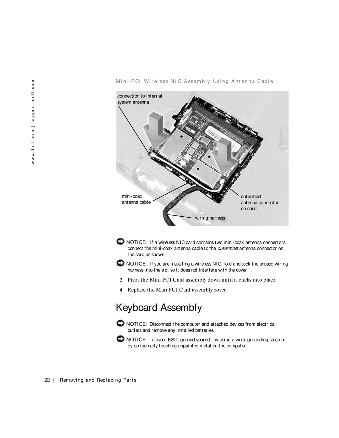 Applied Energy Products C800 service manual Keyboard Assembly 