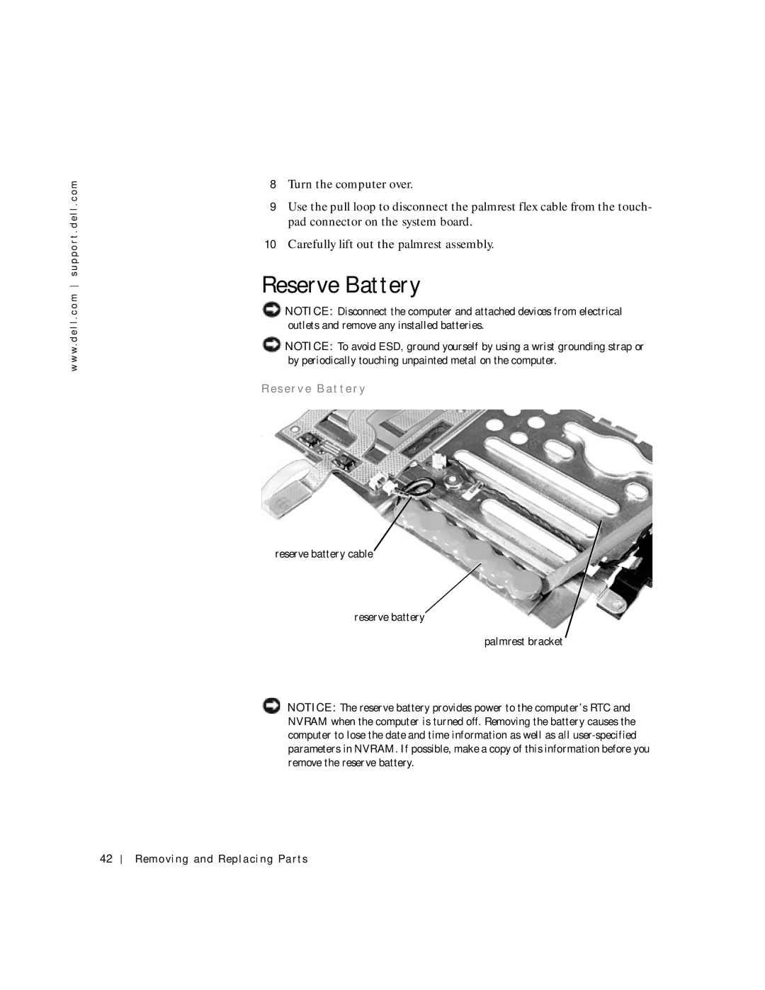 Applied Energy Products C800 service manual Reserve Battery, Es er v e B a t te r y 