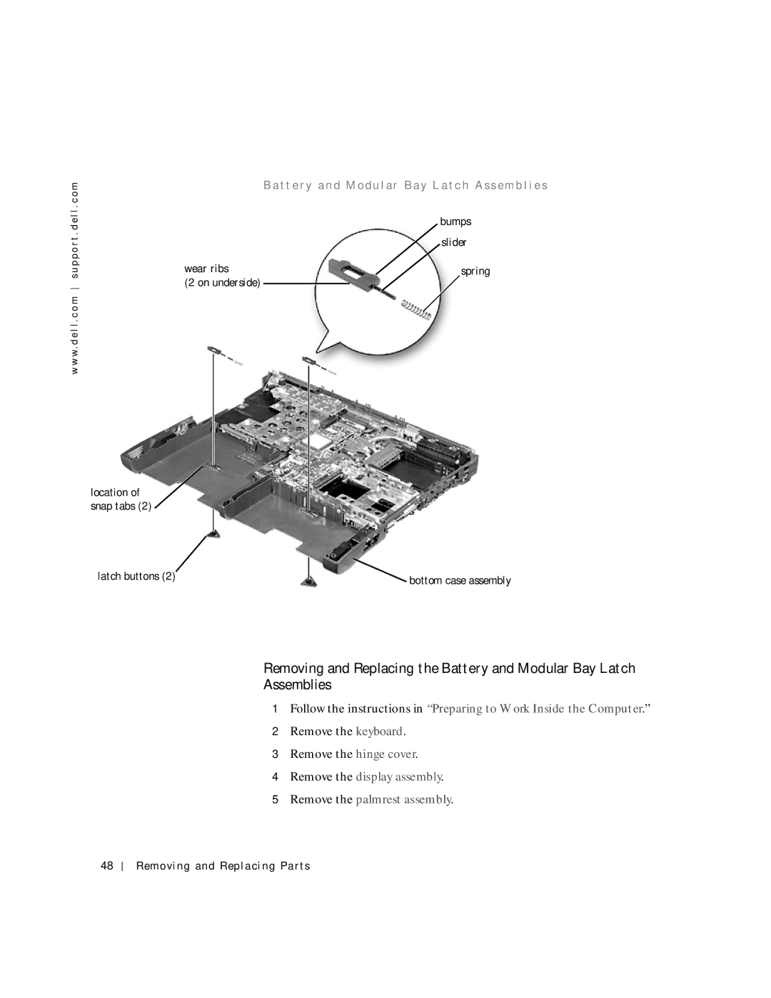 Applied Energy Products C800 service manual Tt e r y a n d M o du l ar Ba y L a tc h a ss em b l i e s 