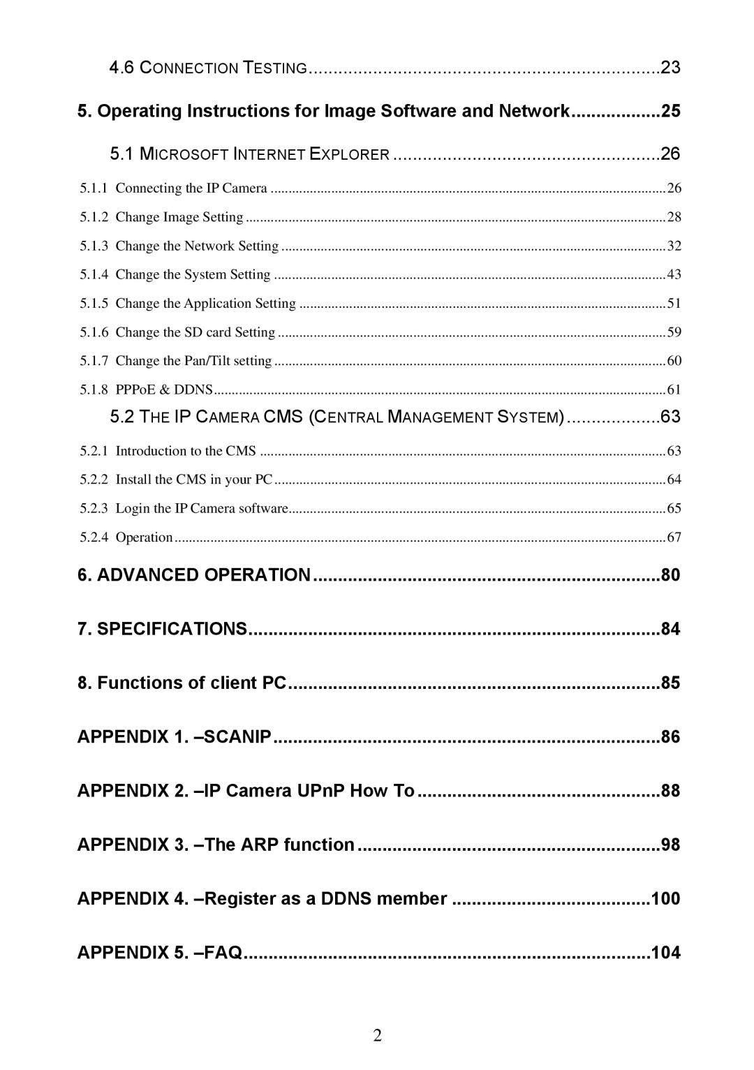 Approach Tech LC-7314 manual Operating Instructions for Image Software and Network, Functions of client PC 