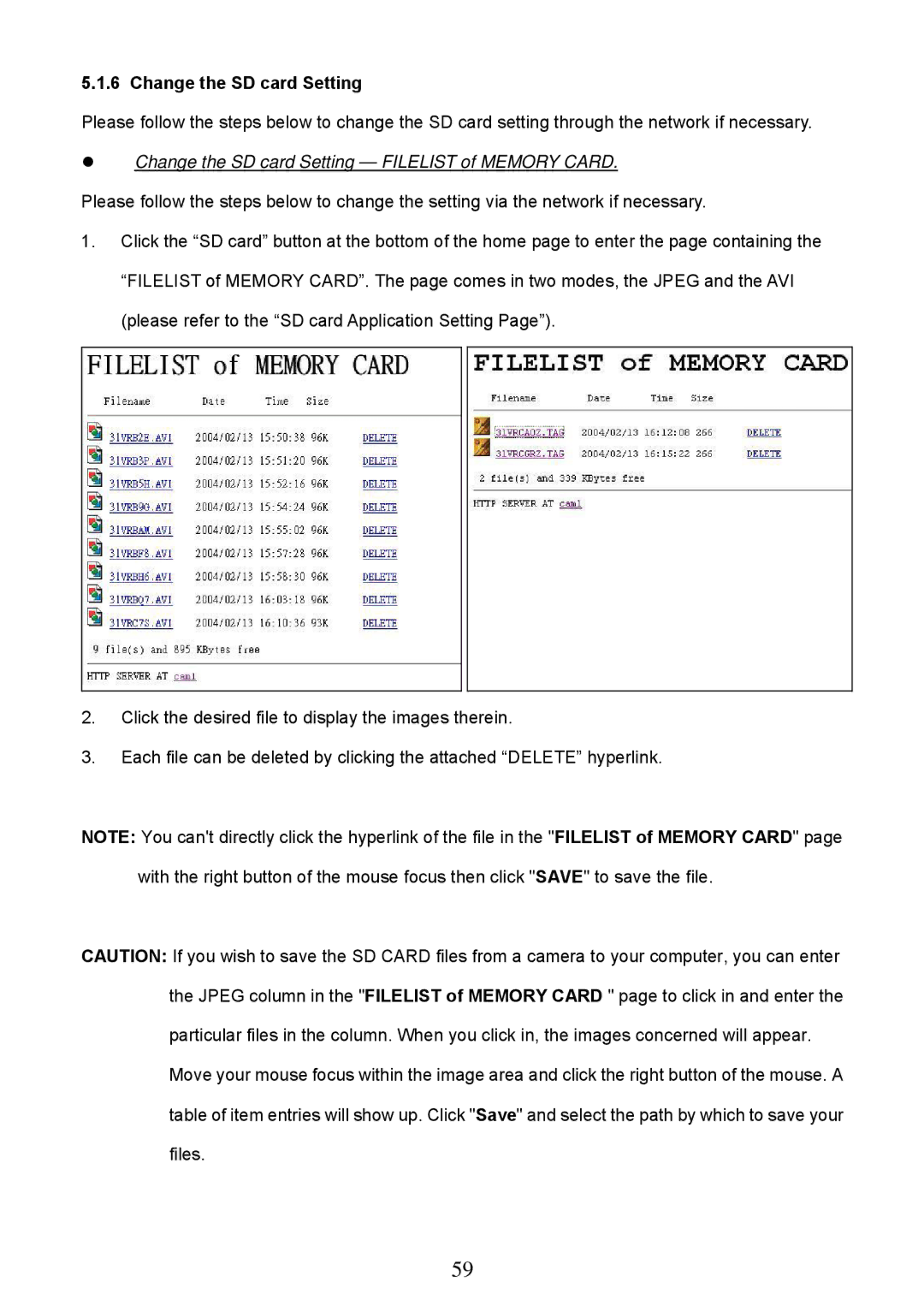 Approach Tech LC-7314 manual Change the SD card Setting 