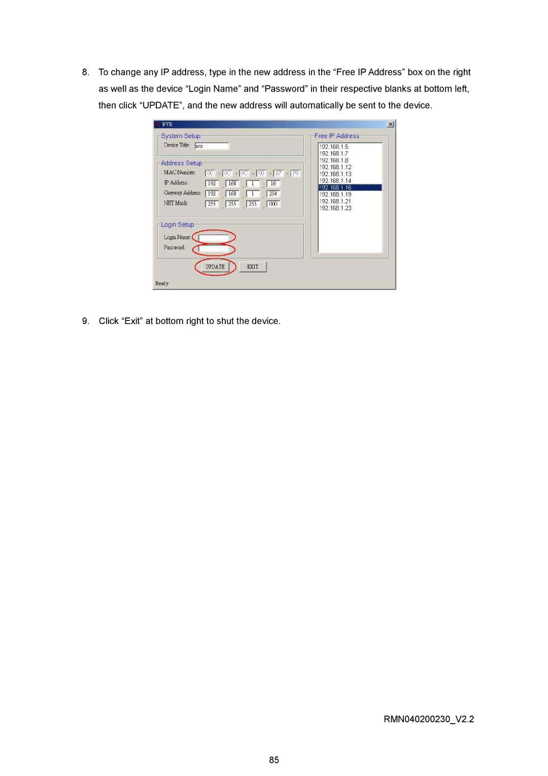 Approach Tech NVR-2018 manual 