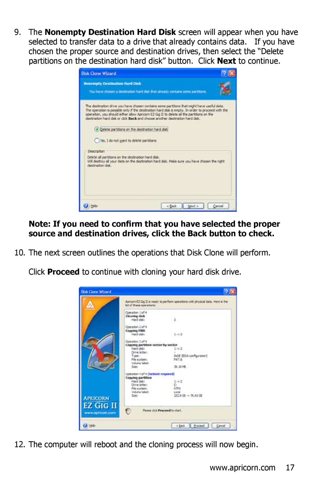 Apricorn EZ Bus DTS manual 