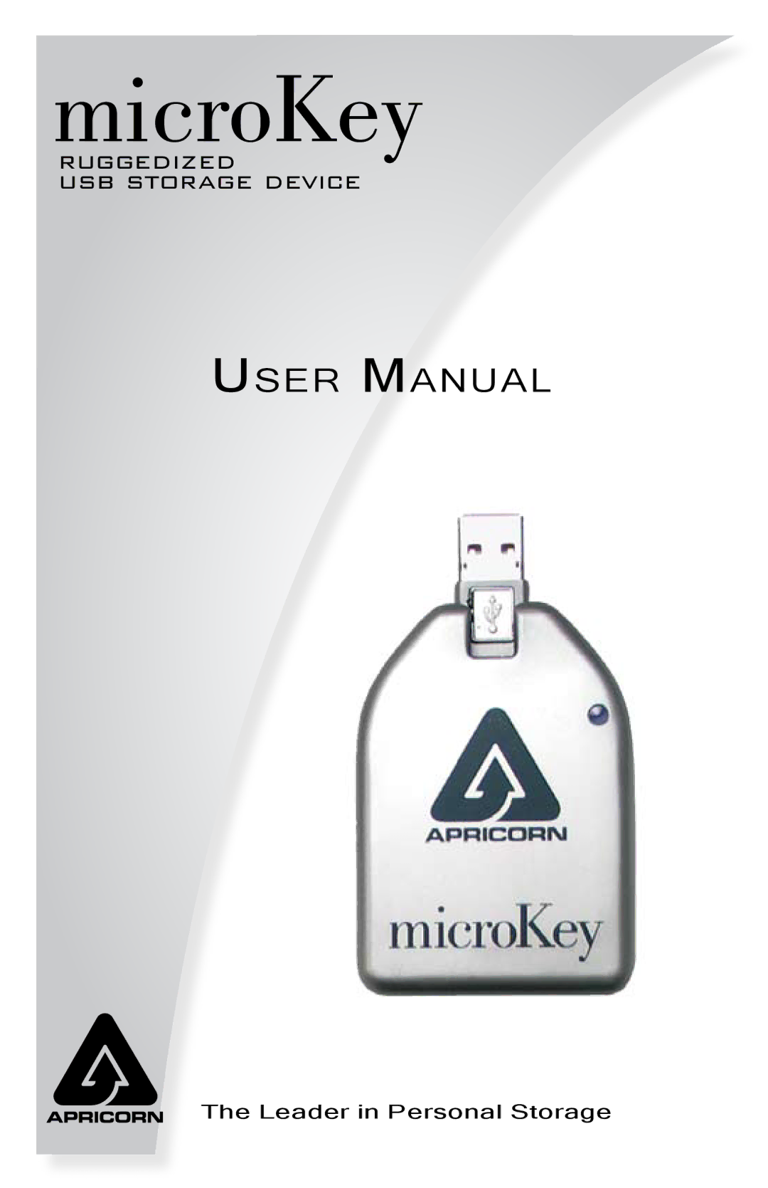 Apricorn USB Storage Device user manual ”‰WÁjß 