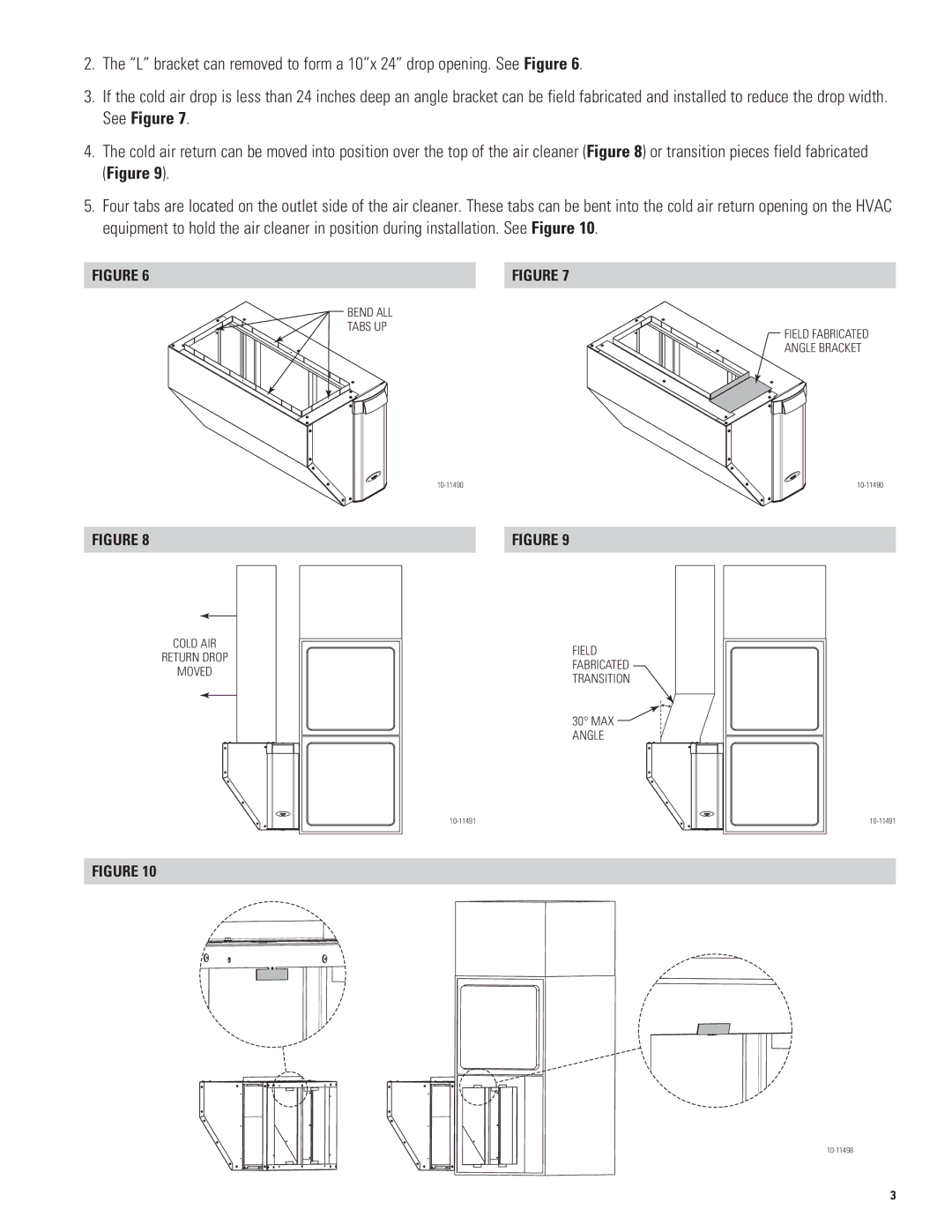 Aprilaire 1610 specifications Field 