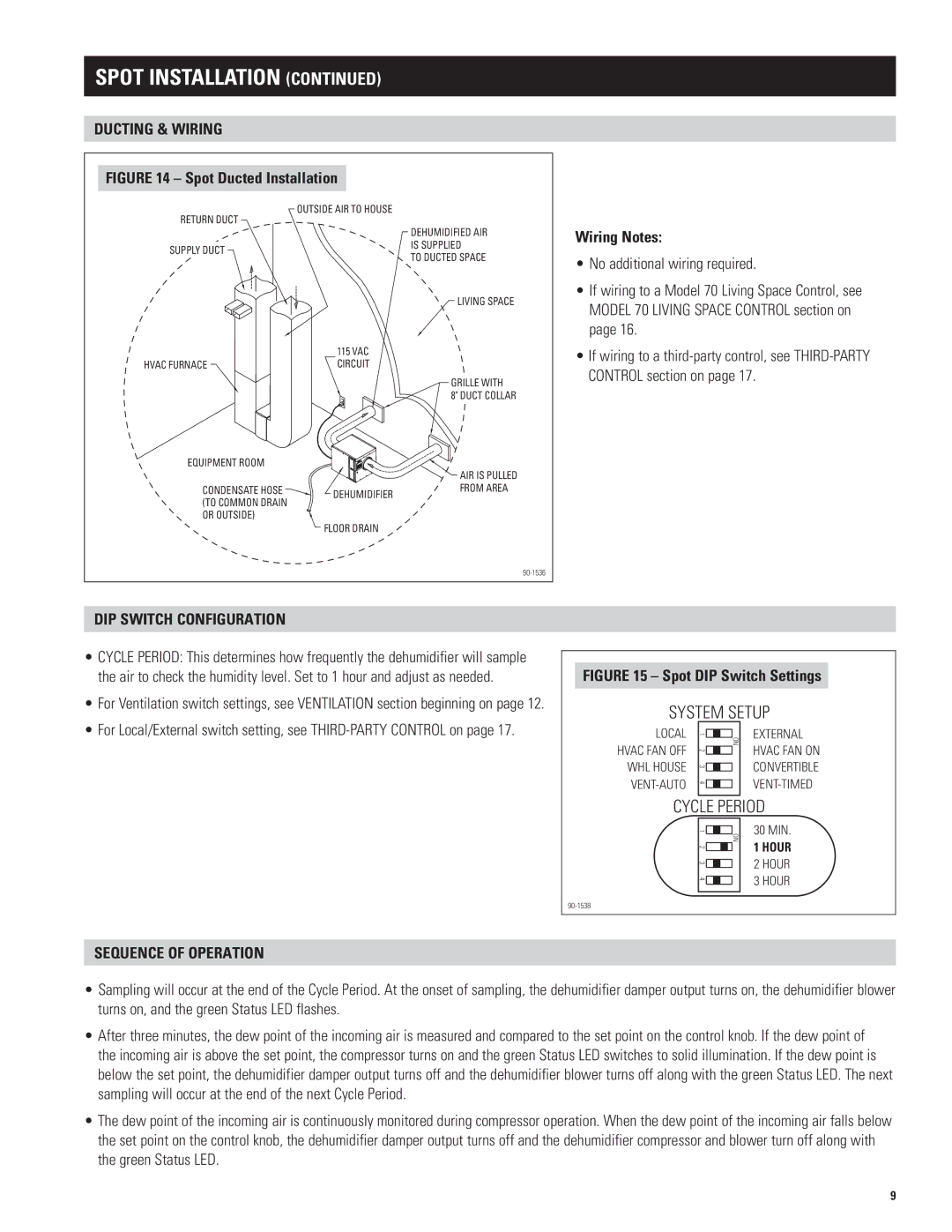 Aprilaire 1750A, 1770A installation instructions Ducting & Wiring, Wiring Notes 