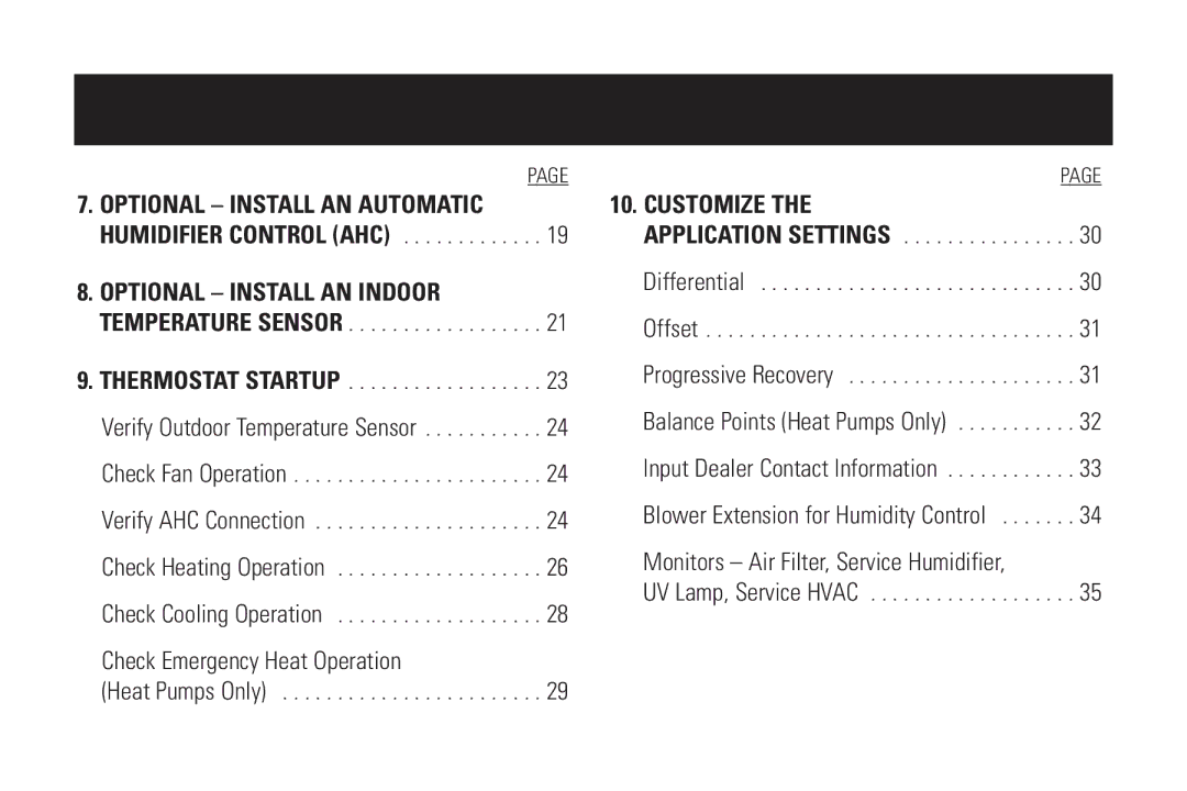 Aprilaire 8570 installation instructions Customize, Check Cooling Operation 