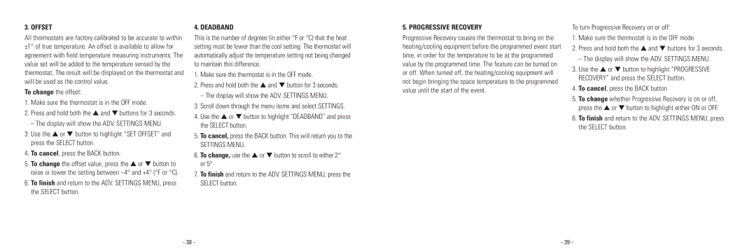 Aprilaire 8570 installation instructions Offset 