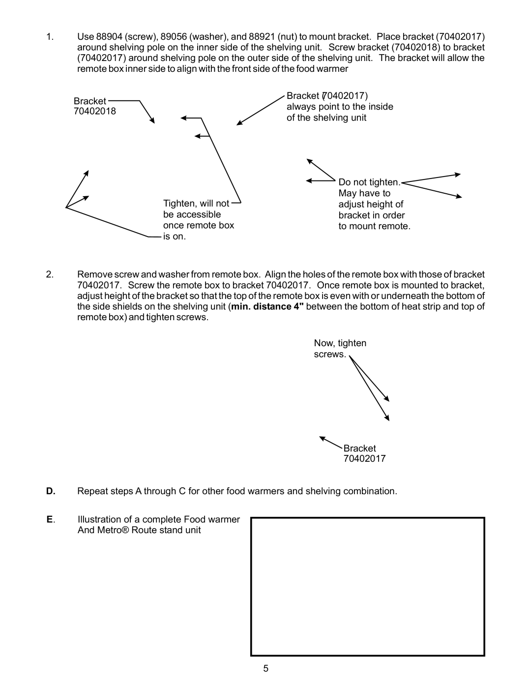 APW FD installation instructions 