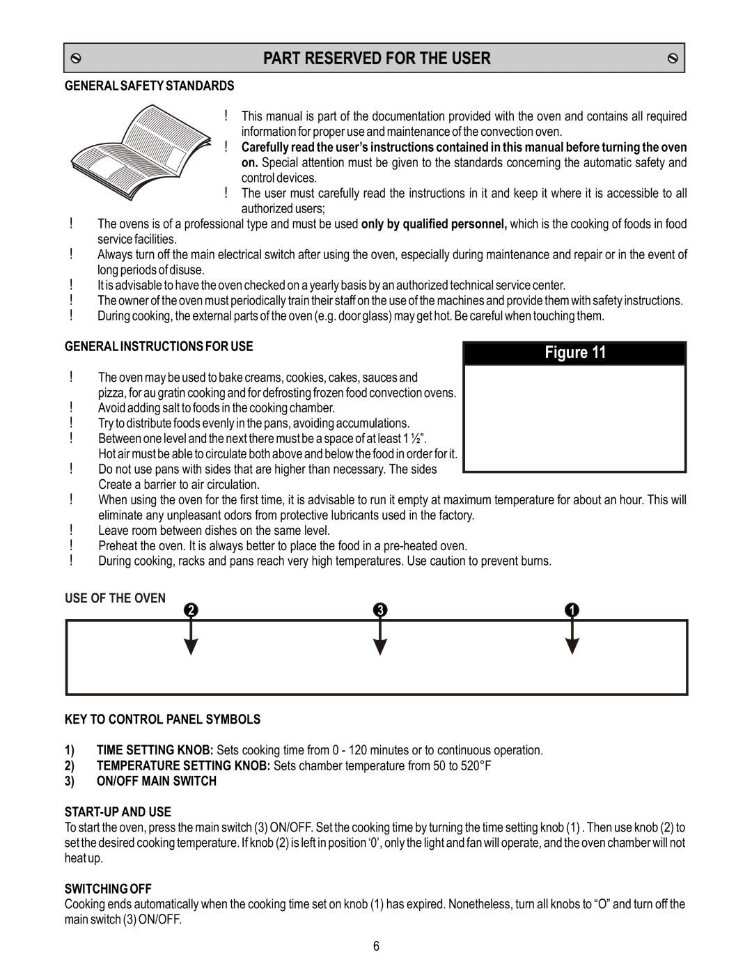 APW HSO-200 manual Part Reserved for the User 