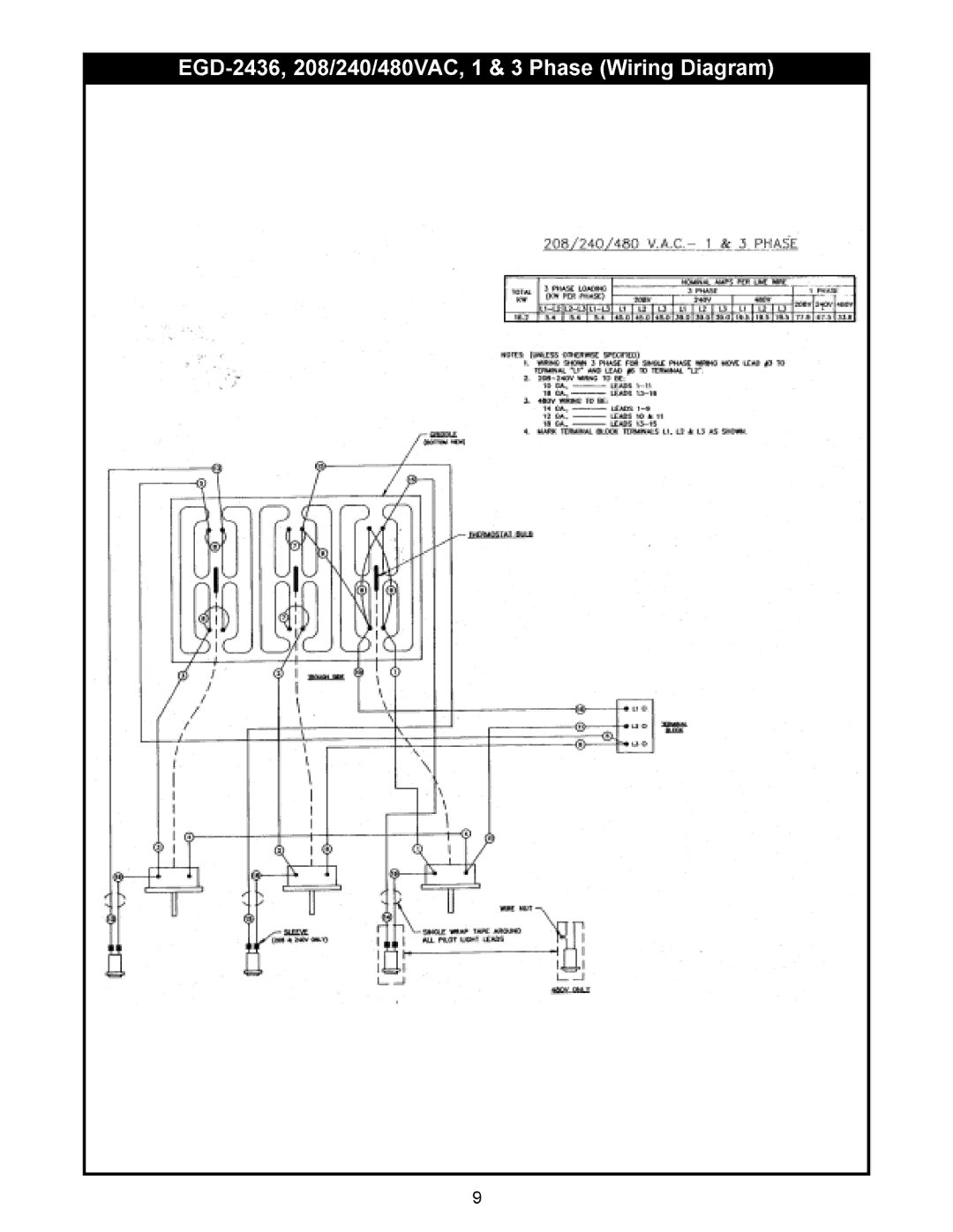 APW Wyott 1836, 1848, 2472, 2448, 2436, EGD-1824 operating instructions 