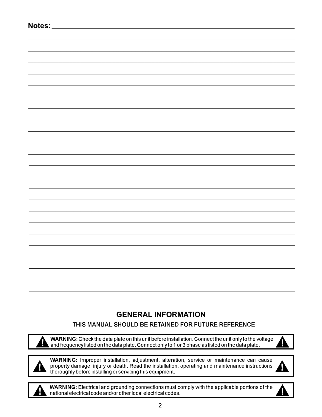 APW Wyott CMP-48, CMW-48, CMC-48, CMW-36, CMP-36, CMC-36, CMC-24, CMP-24, CMW-24 manual General Information 