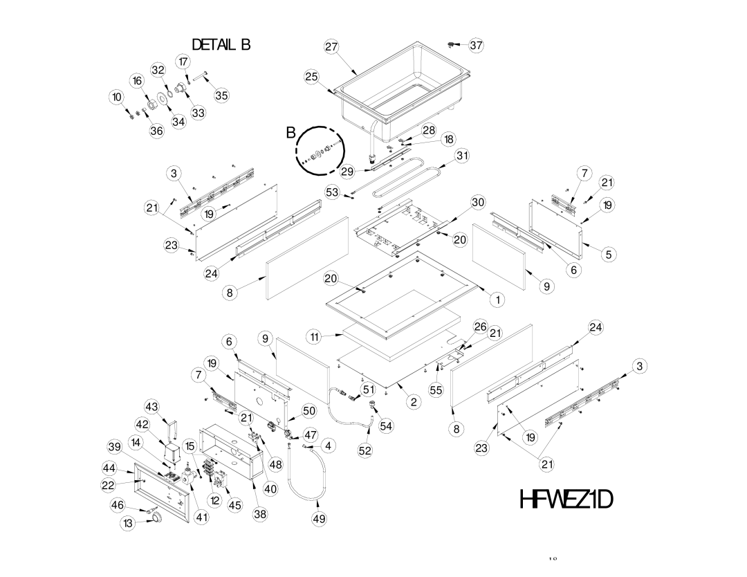 APW Wyott HOT FOOD WARMER service manual HFWEZ1D 