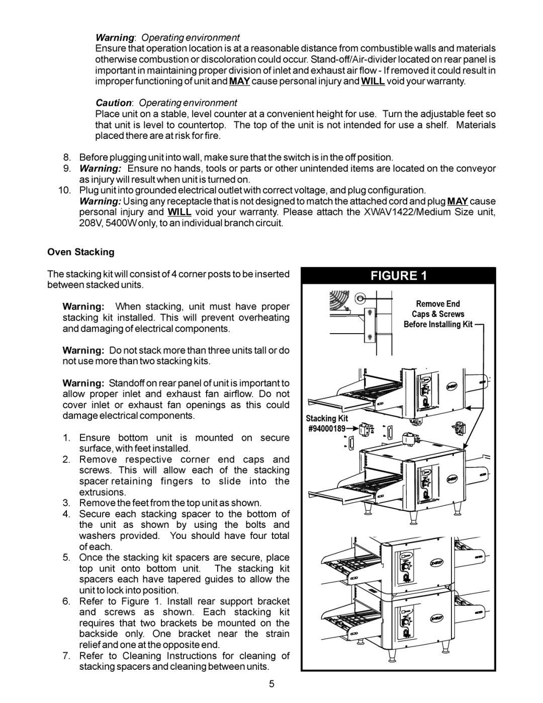 APW Wyott XWAV1417, XWAV1829, XWAV1422 manual May 