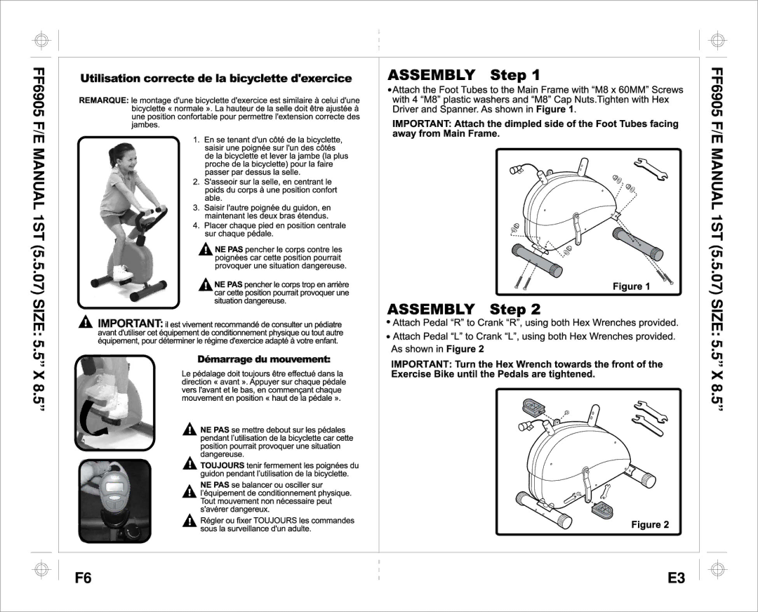 Aqua Leisure FF-6905 manual 