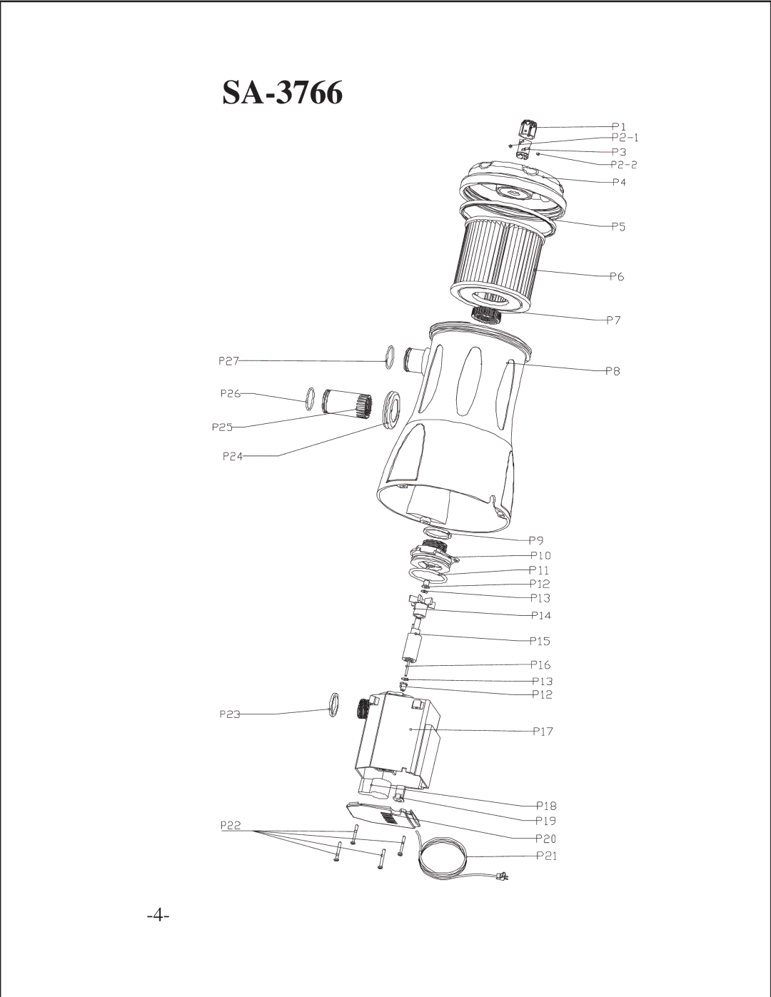 Aqua Leisure SA-3766 manual 