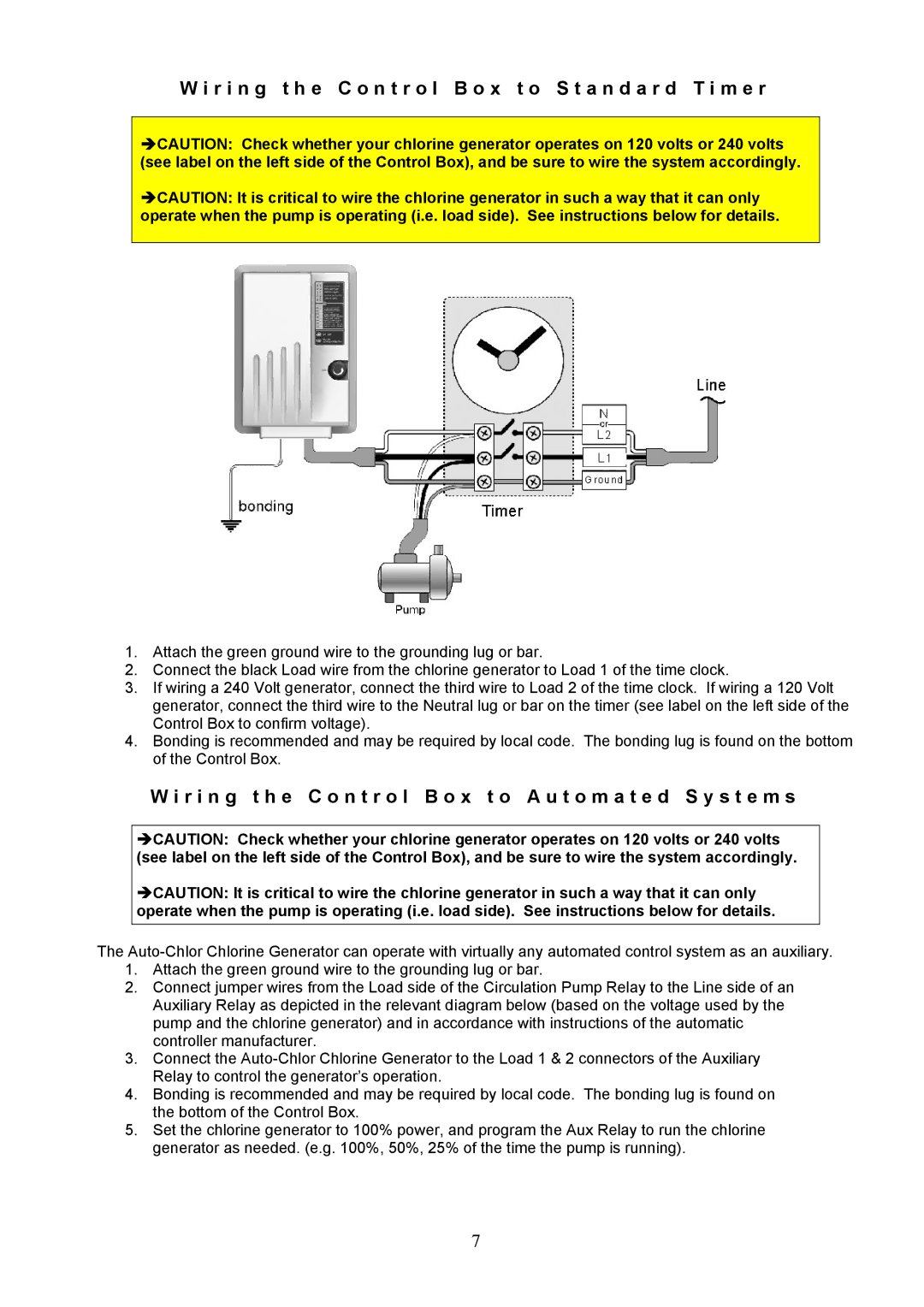 Aqua Products AC-4000, AC-6000 owner manual 