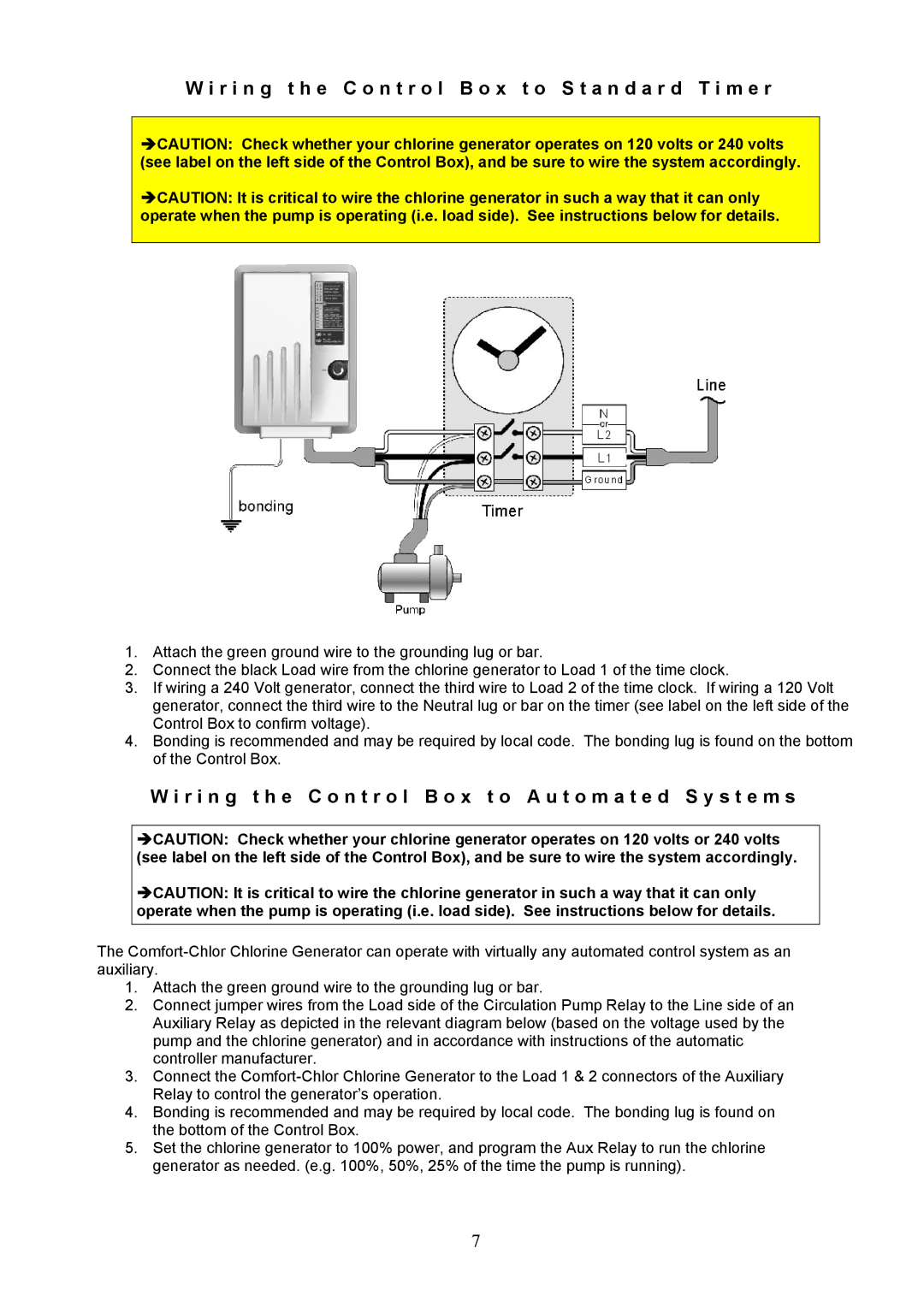 Aqua Products CC-550, CC-350 owner manual 