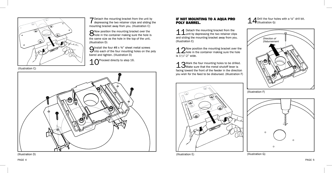 Aquapro Fish Feeders ATX manual 