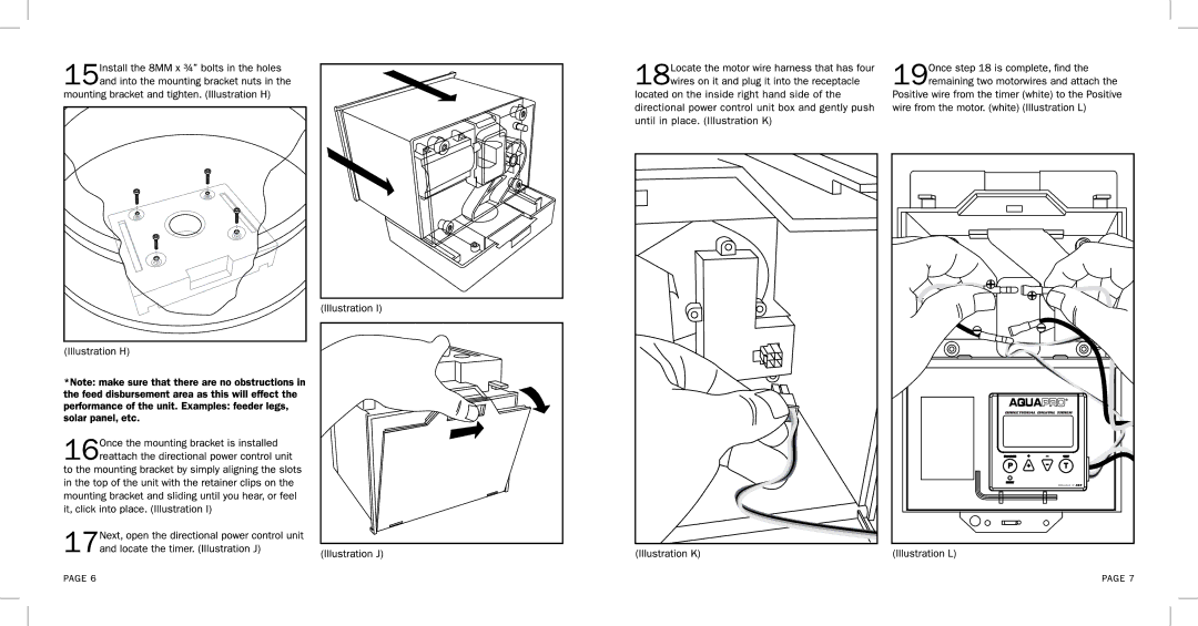 Aquapro Fish Feeders ATX manual 