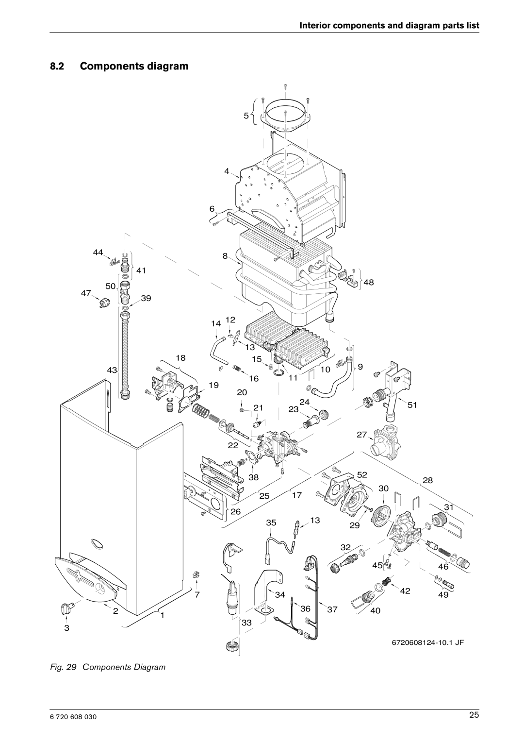 AquaStar GWH 1600 P manual Components diagram, Components Diagram 