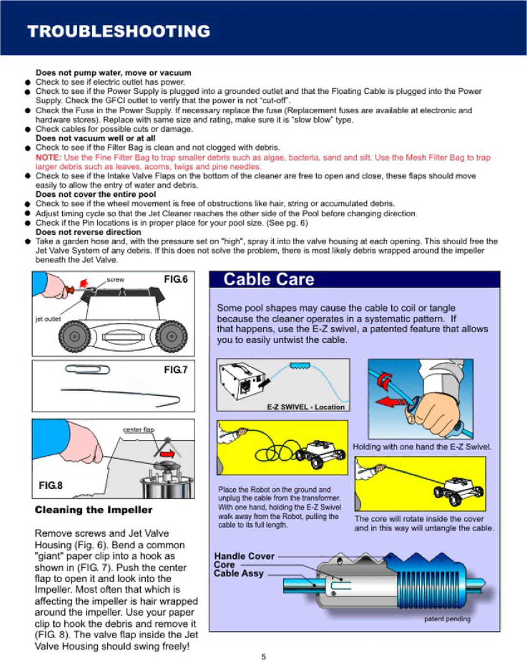 AQUATECH Swimming Pool Cleaner manual 