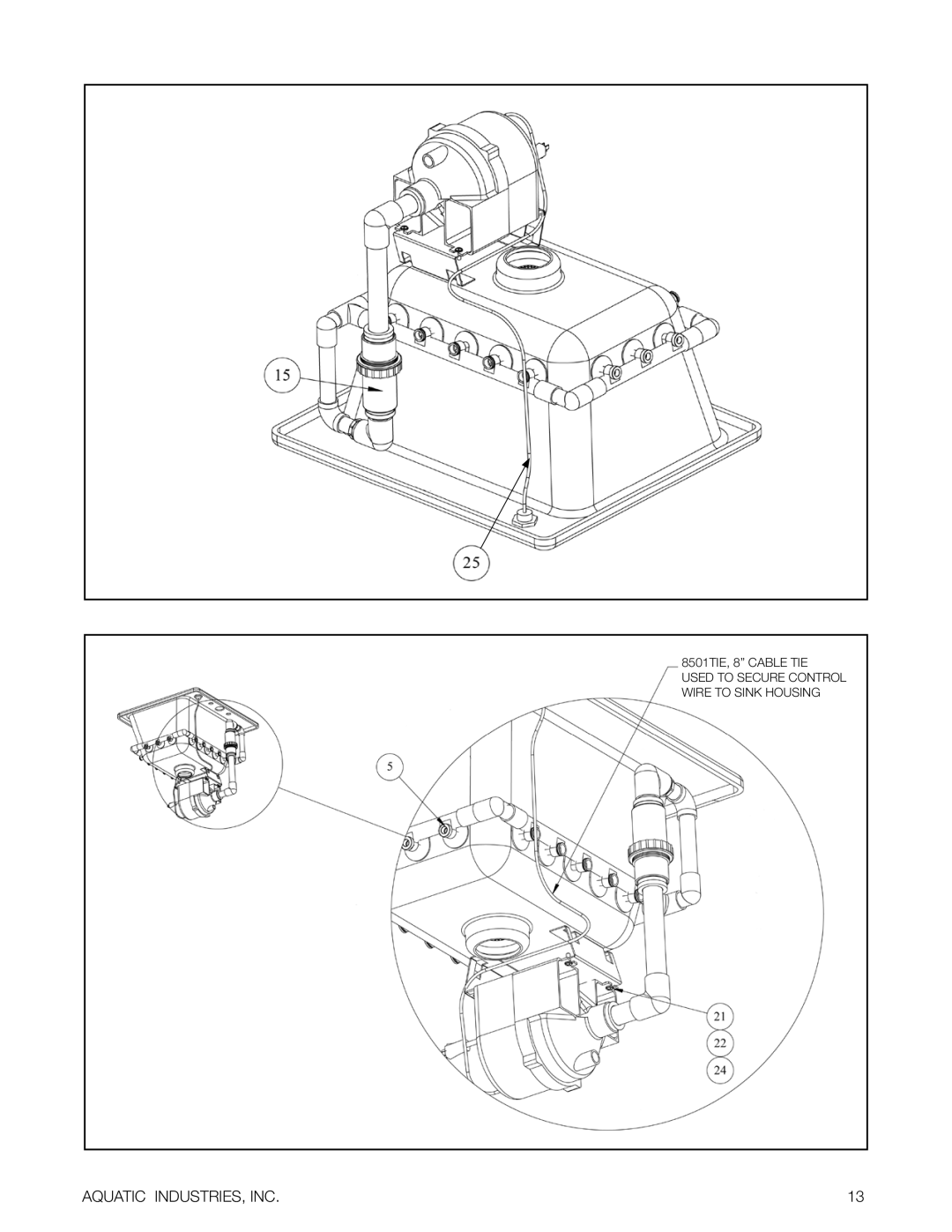 Aquatic Delicair Laundry Basin owner manual Aquatic Industries, Inc 