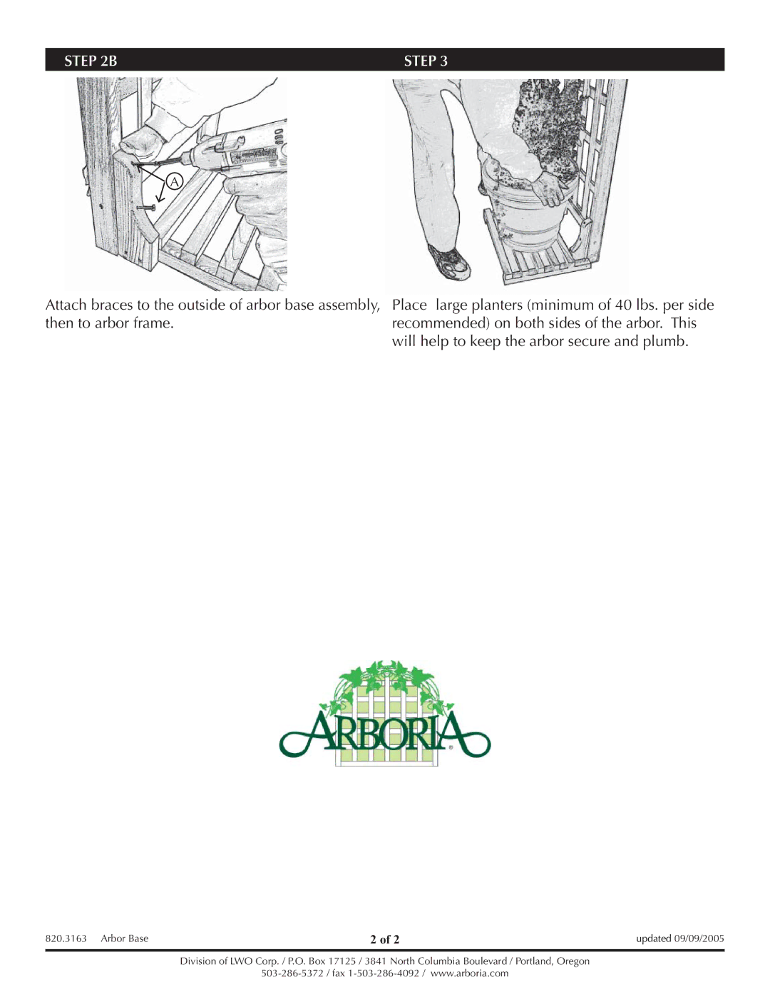 Arboria Arbor Base manual Step 