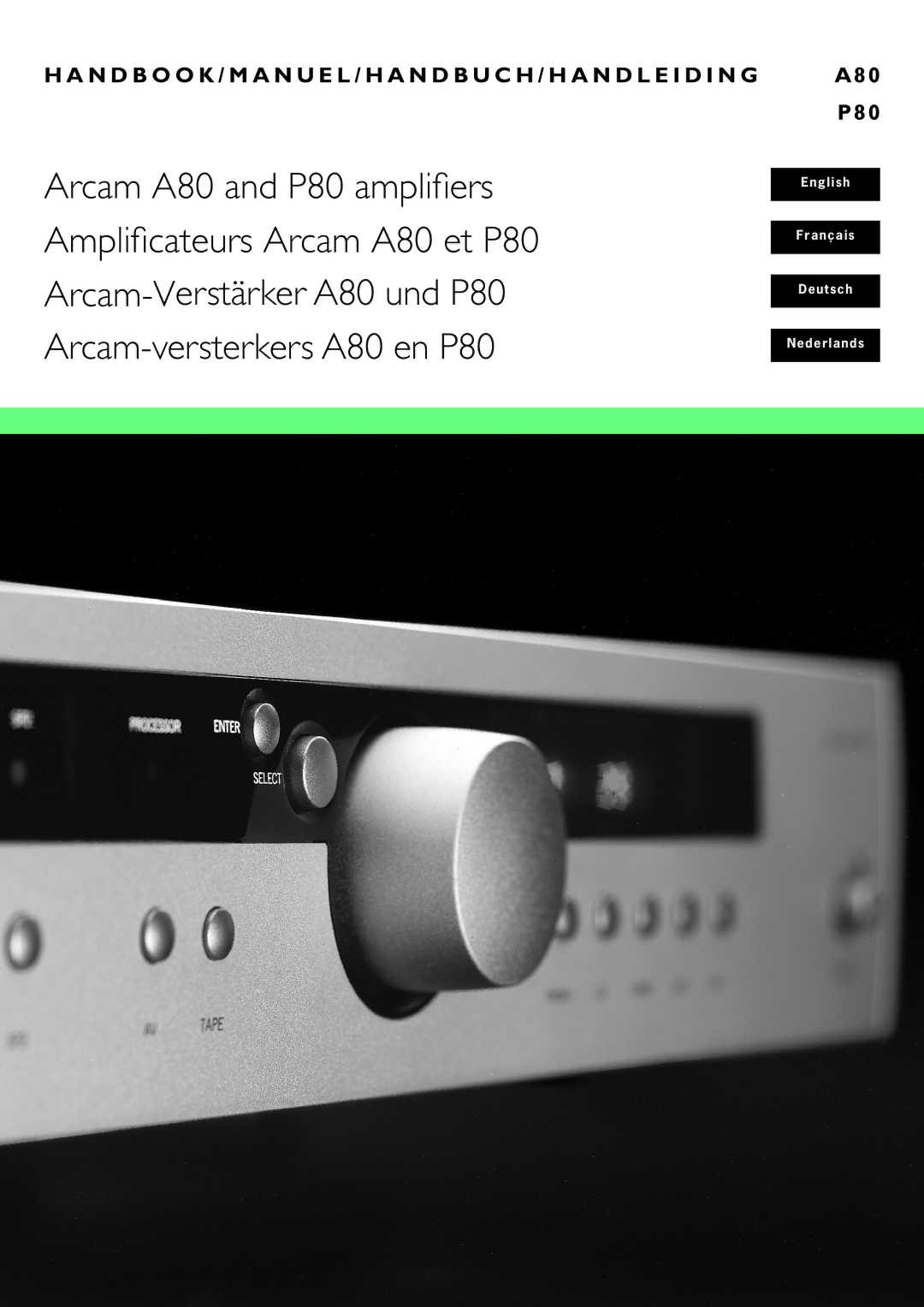 Arcam manual A80 P80 